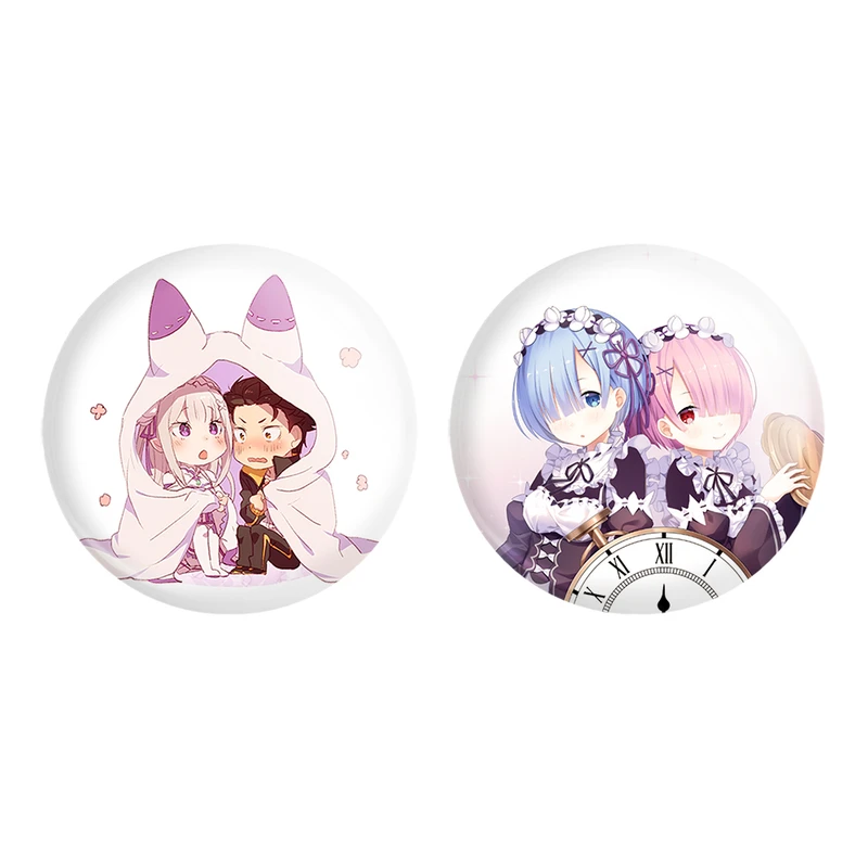 مگنت خندالو طرح رم و سوبارو انیمه ReZero کد 1285212848 مجموعه 2 عددی