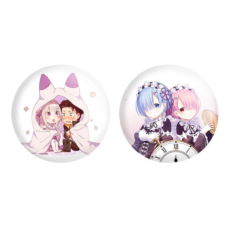 مگنت خندالو طرح رم و سوبارو انیمه ReZero کد 1285212848 مجموعه 2 عددی