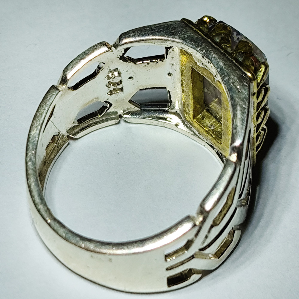 انگشتر نقره مردانه مدل شجر بهاری مدل STAR 270