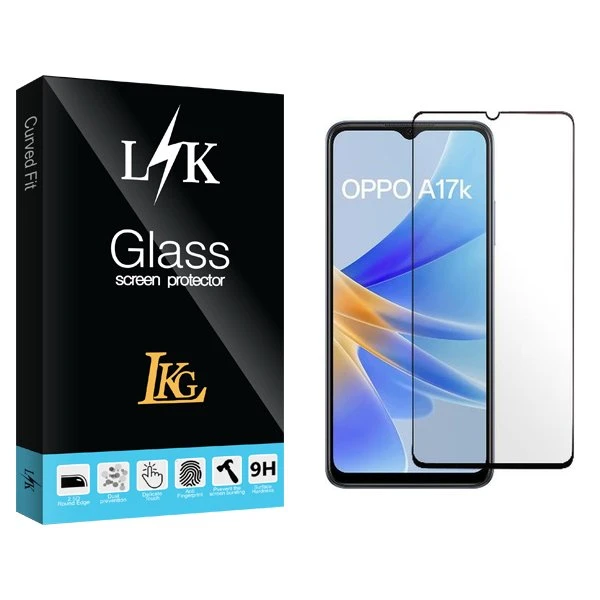 محافظ صفحه نمایش شیشه ای ال کا جی مدل LKK مناسب برای گوشی موبایل اوپو A17k