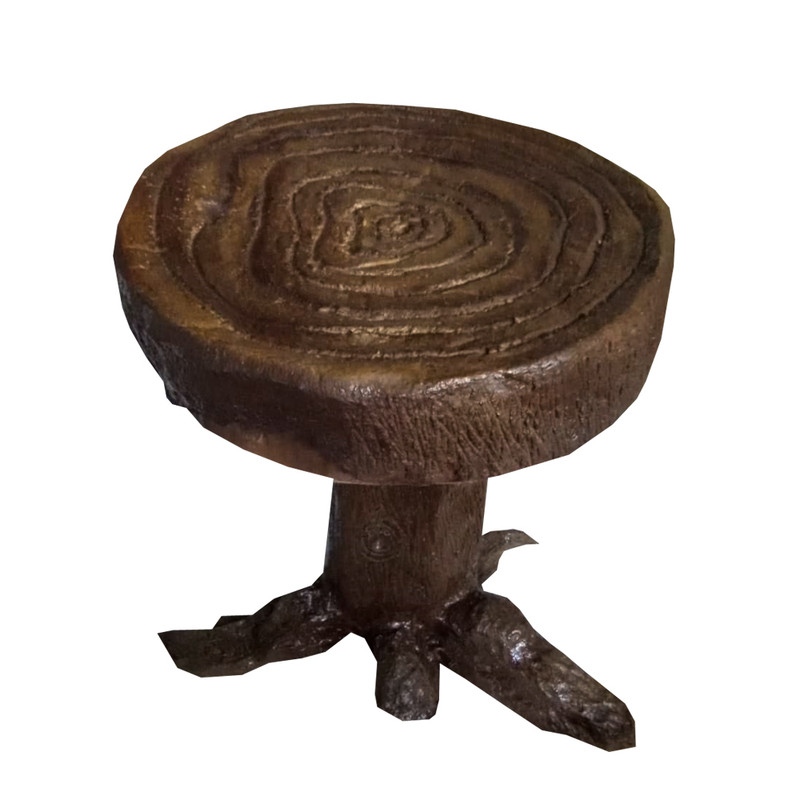میز عسلی مدل تنه درختی 