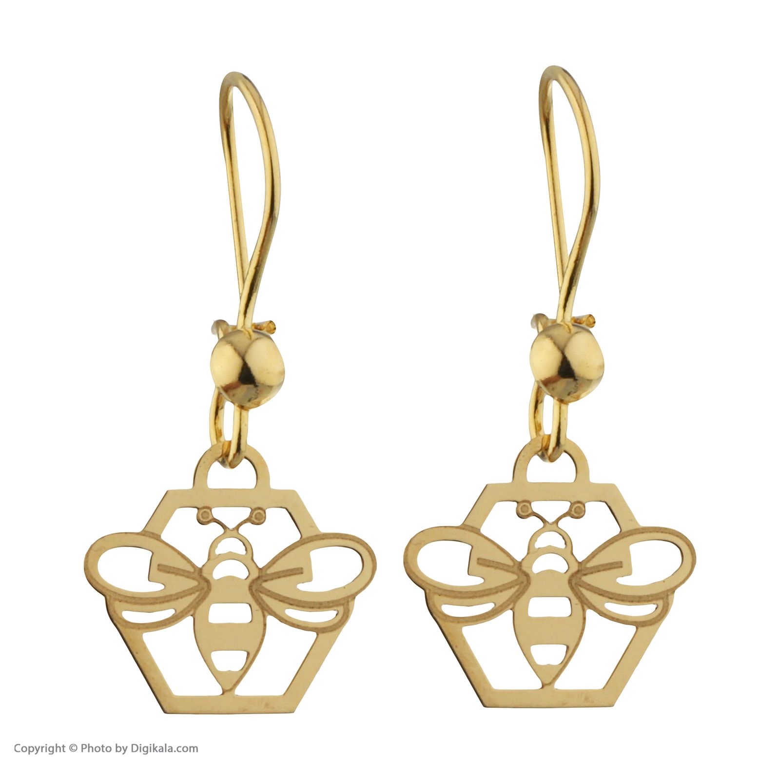 نیم ست طلا 18 عیار دخترانه مایا ماهک مدل MS0593 طرح زنبور - - 4