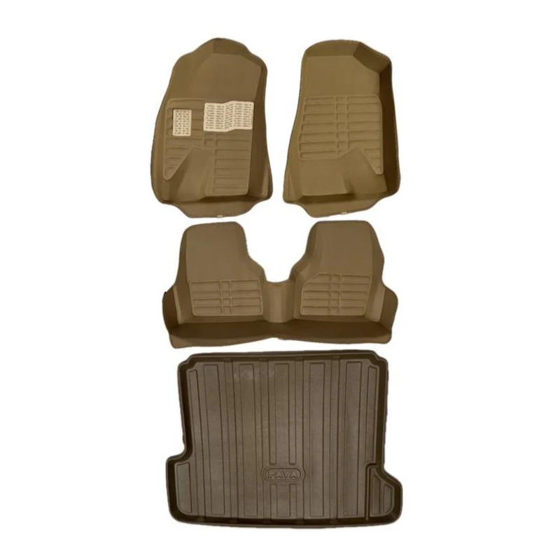 کفپوش پنج بعدی خودرو ای ام تی سی مدل MC نانو به همراه کفپوش صندوق مناسب برای پژو پارس