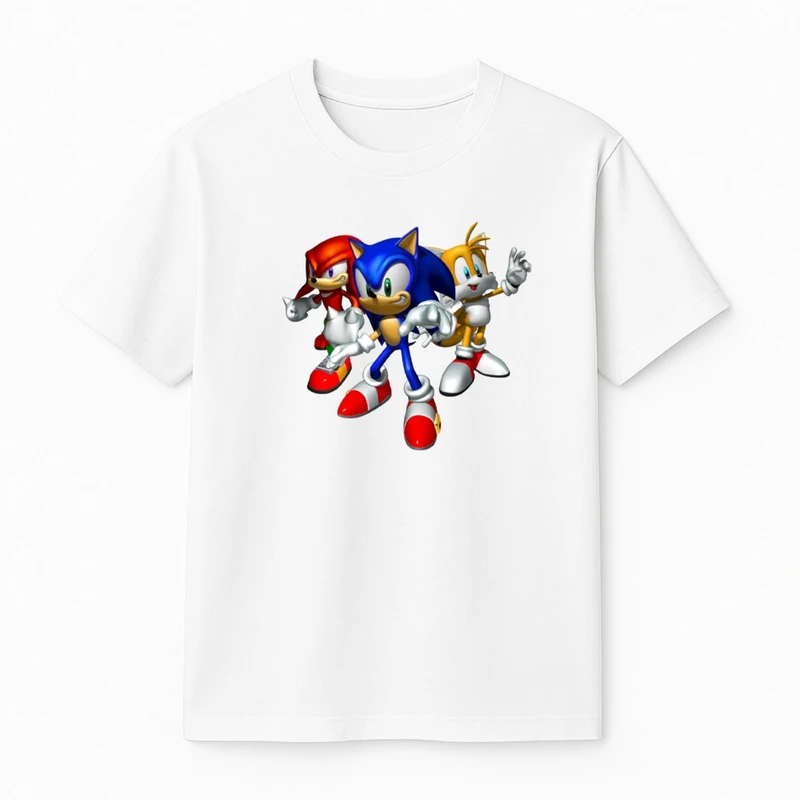 تی‌شرت آستین کوتاه پسرانه مدل سونیک کد 1 