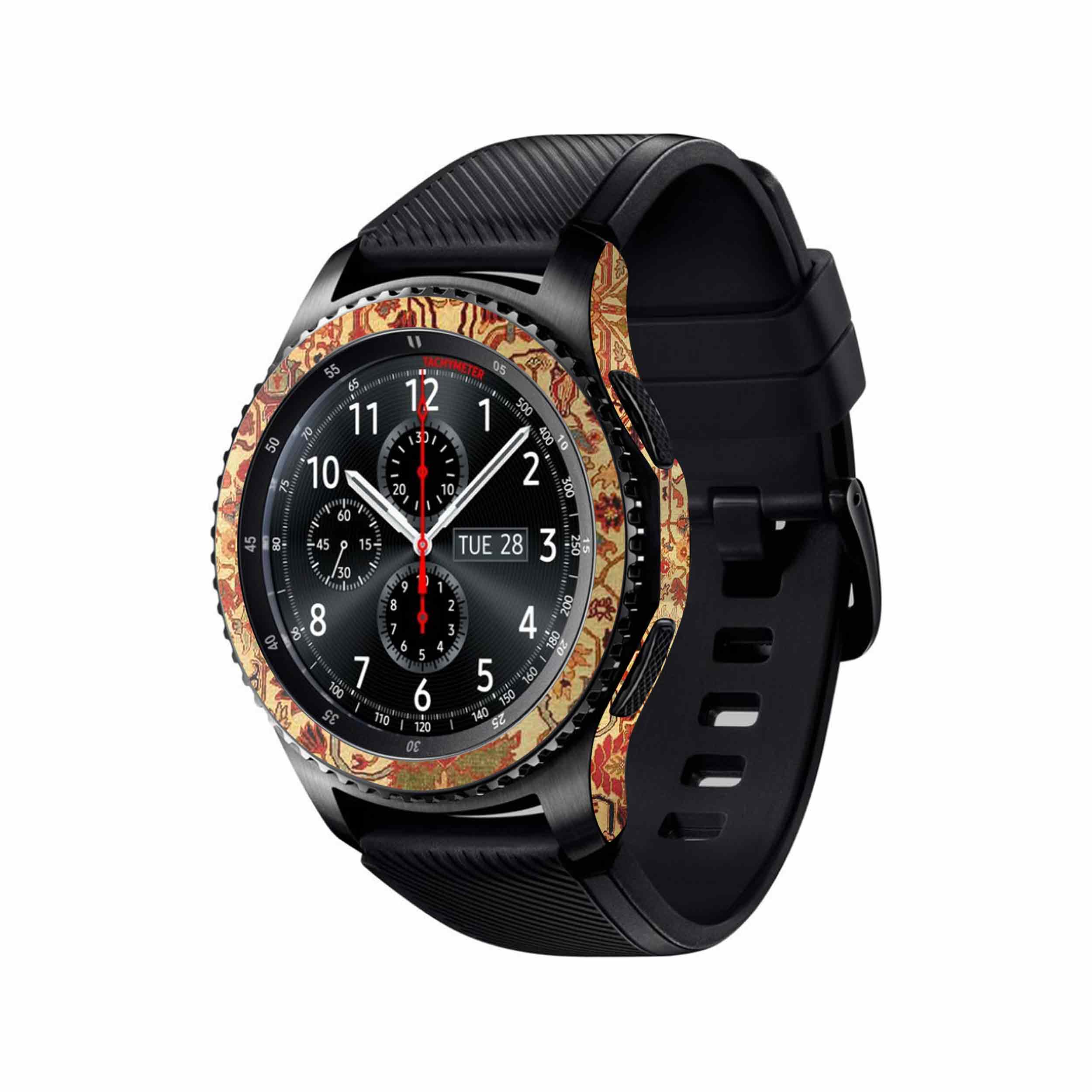 برچسب ماهوت طرح Iran-Carpet2 مناسب برای ساعت هوشمند سامسونگ Galaxy Gear S3 Frontier