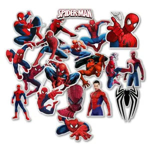 استیکر لپ تاپ و گوشی مدل مرد عنکبوتی طرح spiderman returns مجموعه 19 عددی