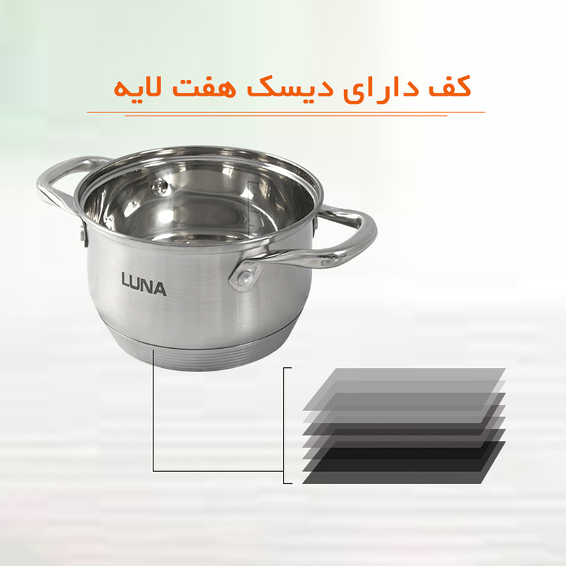 شیرجوش لونا مدل 611-SH