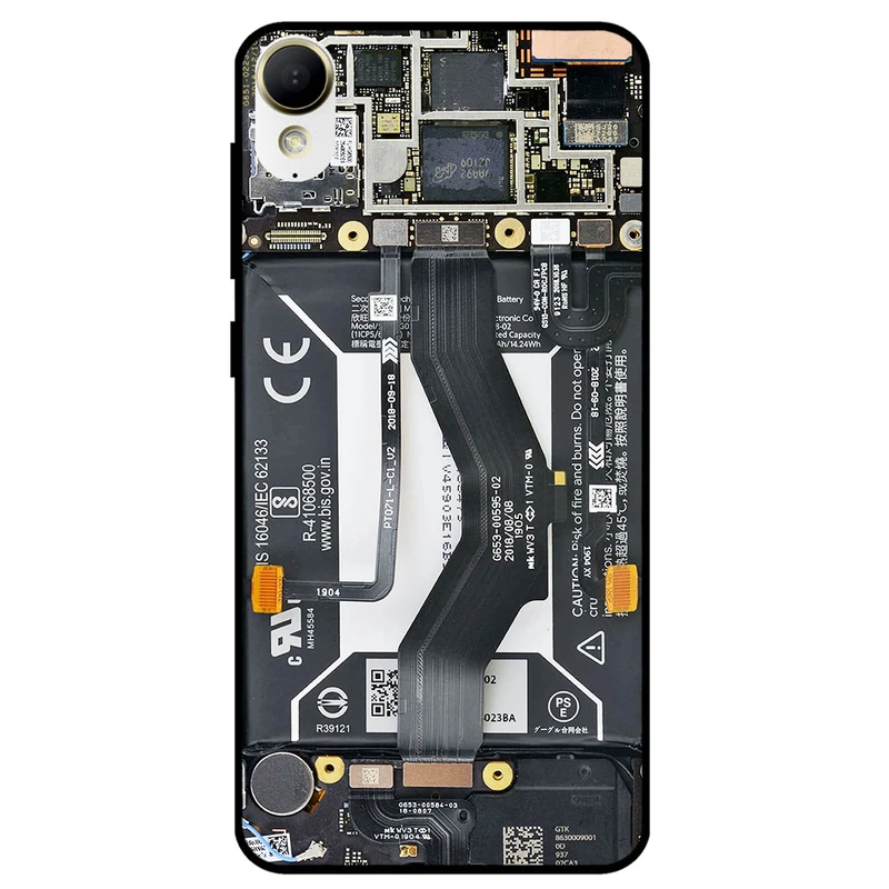 کاور مگافون طرح برد موبایل مدل 8004 مناسب برای گوشی موبایل اچ تی سی Desire 10 LifeStyle