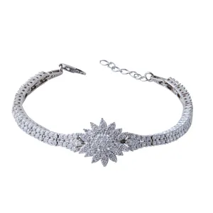   دستبند نقره زنانه بازرگانی میلادی کد DP_273