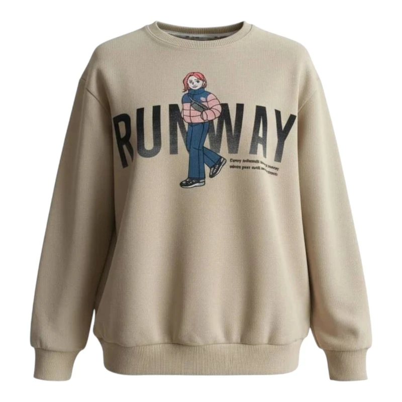 سویشرت دخترانه مدل MOP115