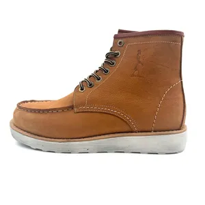 بوت مردانه چرم میخچی مدل F720