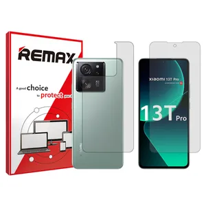 Remax brand shockproof Hydrogel screen protector glass for Xiaomi 13T Pro along with the back protector