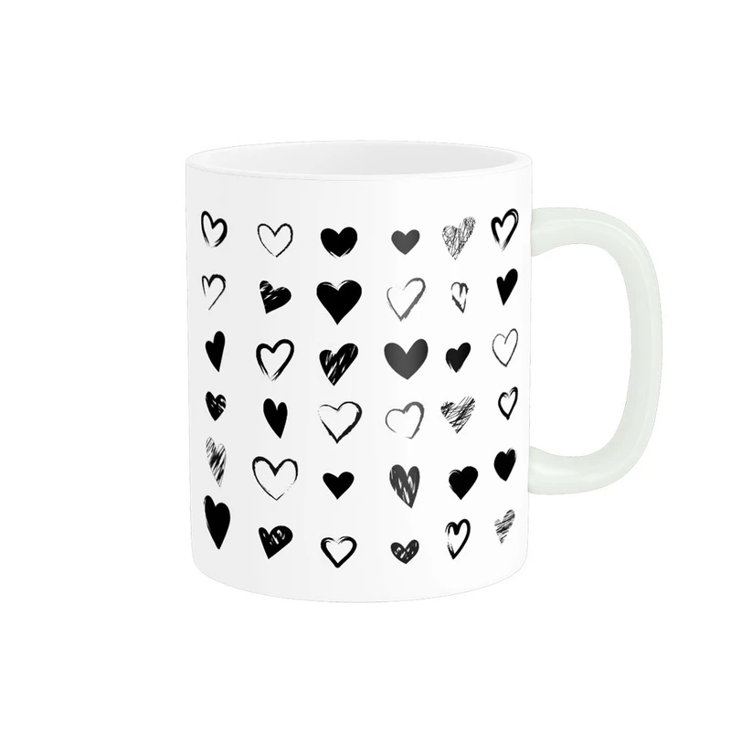 ماگ پادآفرین مدل عشق طرح قلب LOVE کد p6314