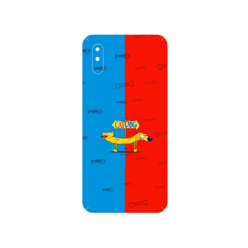 برچسب پوششی ماهوت مدل CatDog مناسب برای گوشی موبایل شیائومی Redmi 9i Sport
