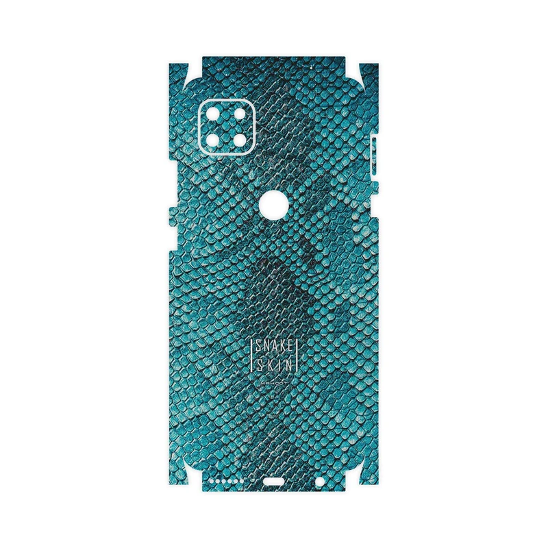 برچسب پوششی ماهوت مدل Blue Snake Skin-FullSkin مناسب برای گوشی موبایل موتورولا MOTO G 5G