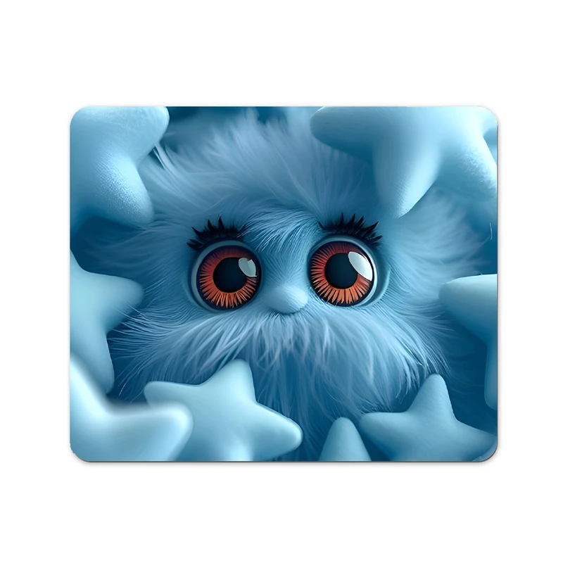 ماوس پد پاد آفرین مدل پشمالوی کیوت بامزه کد 377 سایز 24*19 سانتی متر