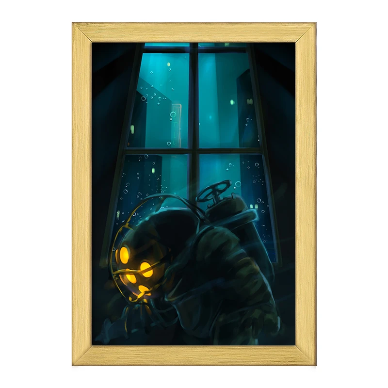 تابلو خندالو طرح بازی بایوشاک (Bioshock) کد 31370