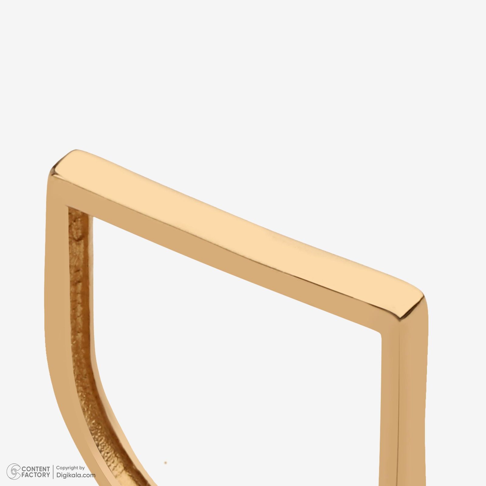 انگشتر طلا 18 عیار زنانه حافا گلد مدل r007 سایز 56 -  - 4