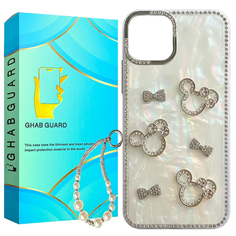 کاور قاب گارد مدل MICDG مناسب برای گوشی موبایل اپل iPhone 12 Pro به همراه آویز 