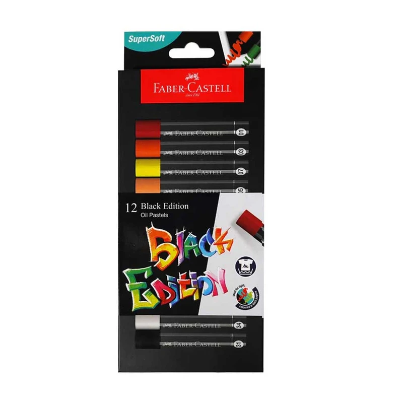 پاستل روغنی 12 رنگ فابر کاستل مدل ادیشن کد 118526