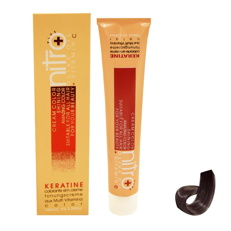 رنگ مو نیترو سری Keratine شماره 9.1/2.1 حجم 100 میلی لیتر رنگ بلوند پلاتیه تیره