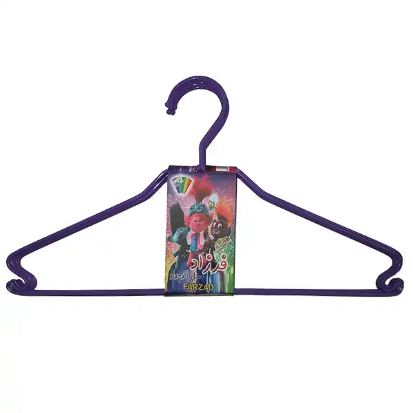 چوب لباسی مدل کودک فرزاد بسته 6 عددی