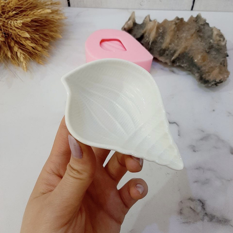 قالب سیلیکونی مدل کاسه طرح صدف