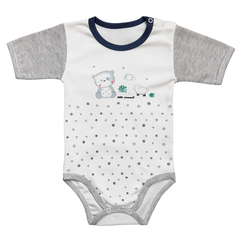 ست بادی و شلوار نوزادی مدل خرس و بره