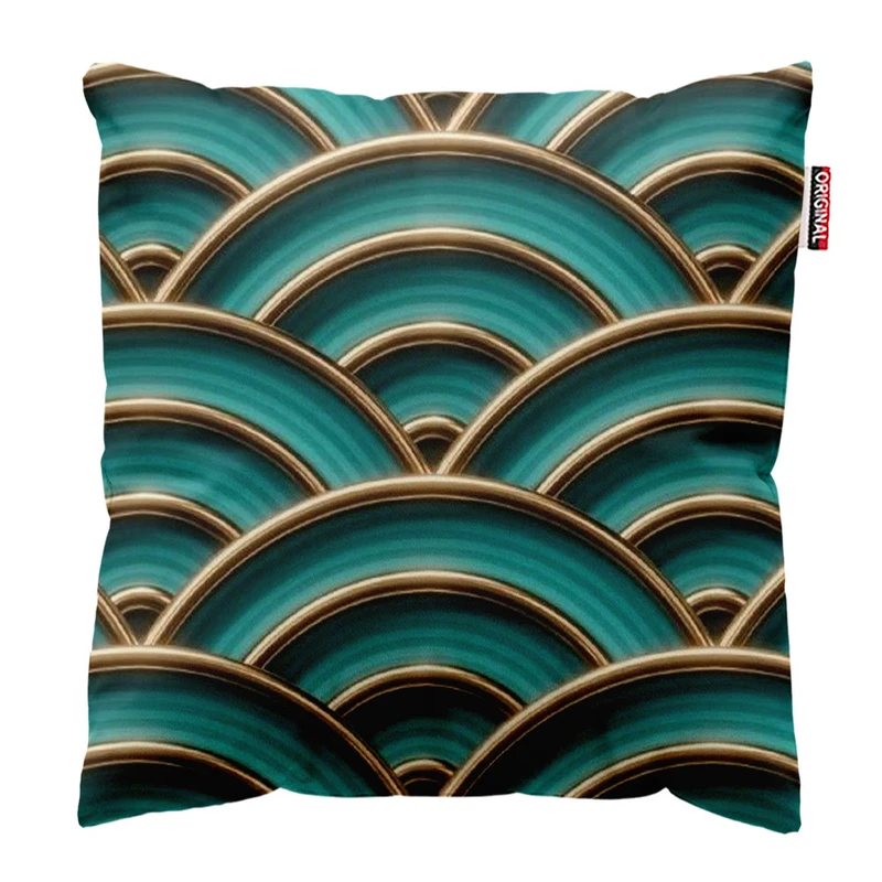  کوسن پاد آفرین طرح هندسی کد 3253 سایز 40*40 سانتی متر