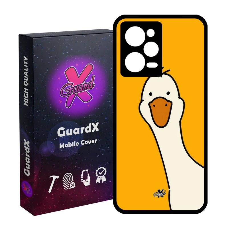 کاور گارد ایکس طرح اردک مدل Glass10656 مناسب برای گوشی موبایل شیائومی Redmi Note 12 Pro 5G/Poco X5 Pro 5G/Note 12 Pro Pro speed