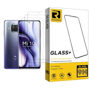 Randika Glass MIX003 Screen Protector For Xiaomi Mi 10i 5G Pack Of 3