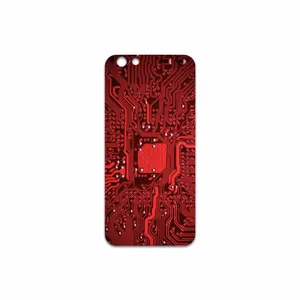 MAHOOT Red Printed Circuit Board Cover Sticker for Apple iPhone 6s