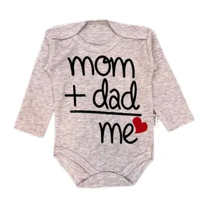 بادی آستین بلند نوزادی مدل مام اند دد