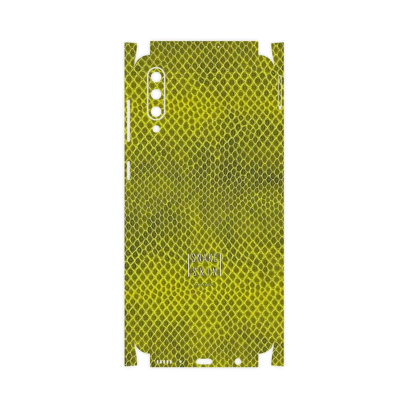برچسب پوششی ماهوت مدل Yellow Snake Skin-FullSkin مناسب برای گوشی موبایل سامسونگ Galaxy A30s