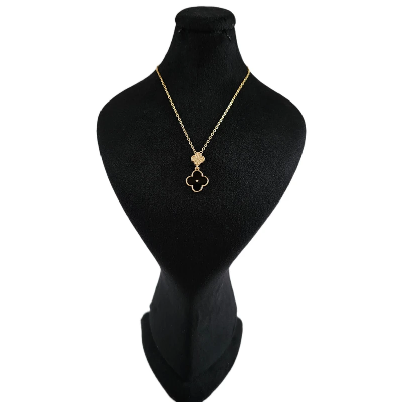 گردنبند زنانه مدل چهار پر طرح ونکلیف