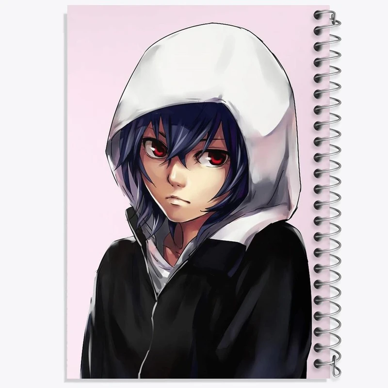 دفتر مشق 50 برگ خندالو مدل کریشیما انیمه توکیو غول Tokyo Ghoul  کد 11918