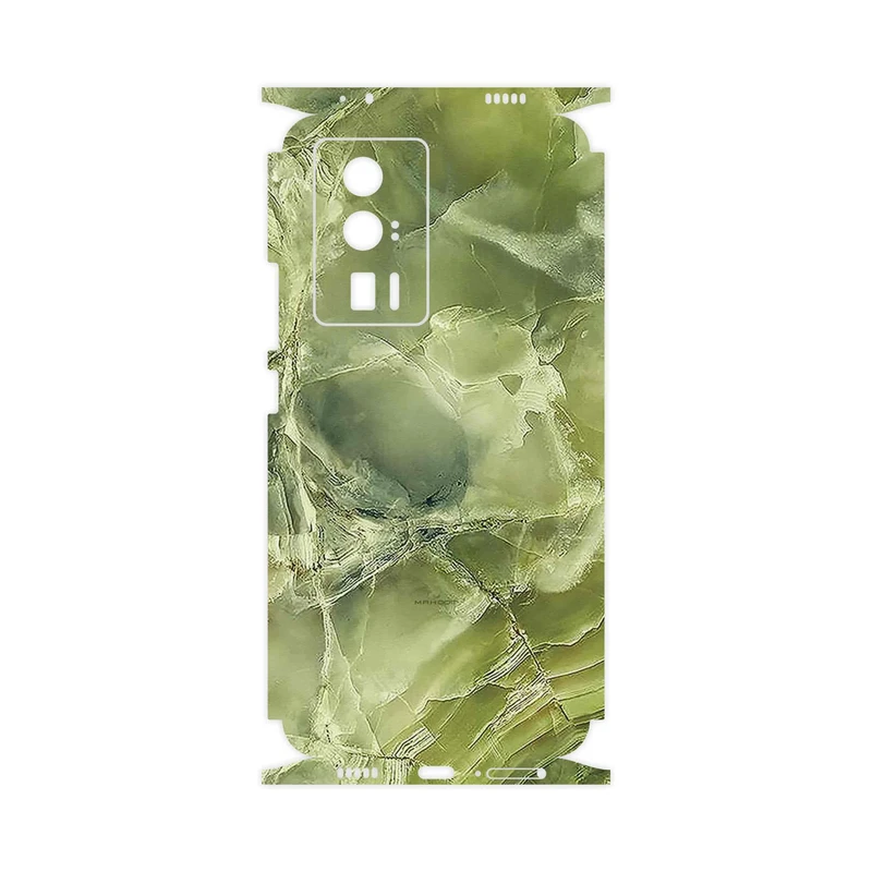 برچسب پوششی ماهوت مدل Green_Crystal_Marble-FullSkin مناسب برای گوشی موبایل شیائومی Poco F5 Pro