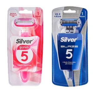 خودتراش سیلور مدل blaze5 به همراه خودتراش سیلور مدل gloria