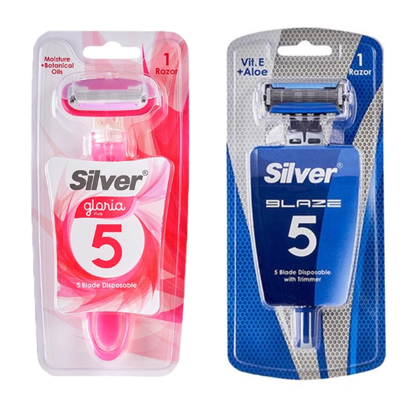 خودتراش سیلور مدل blaze5 به همراه خودتراش سیلور مدل gloria