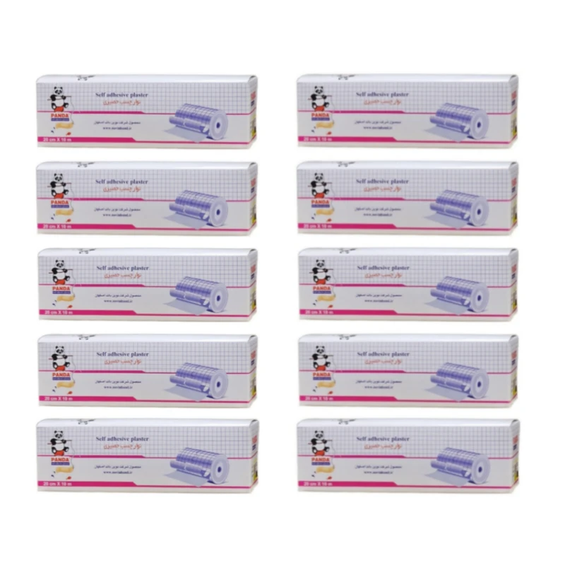 چسب پانسمان پاندا مدل حصیری 20 مجموعه 10 عددی