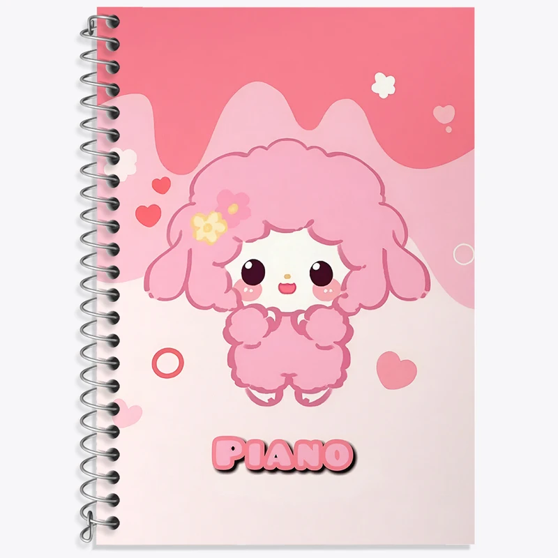 دفتر زبان 50 برگ خندالو مدل سه خط طرح Plano کد N4188