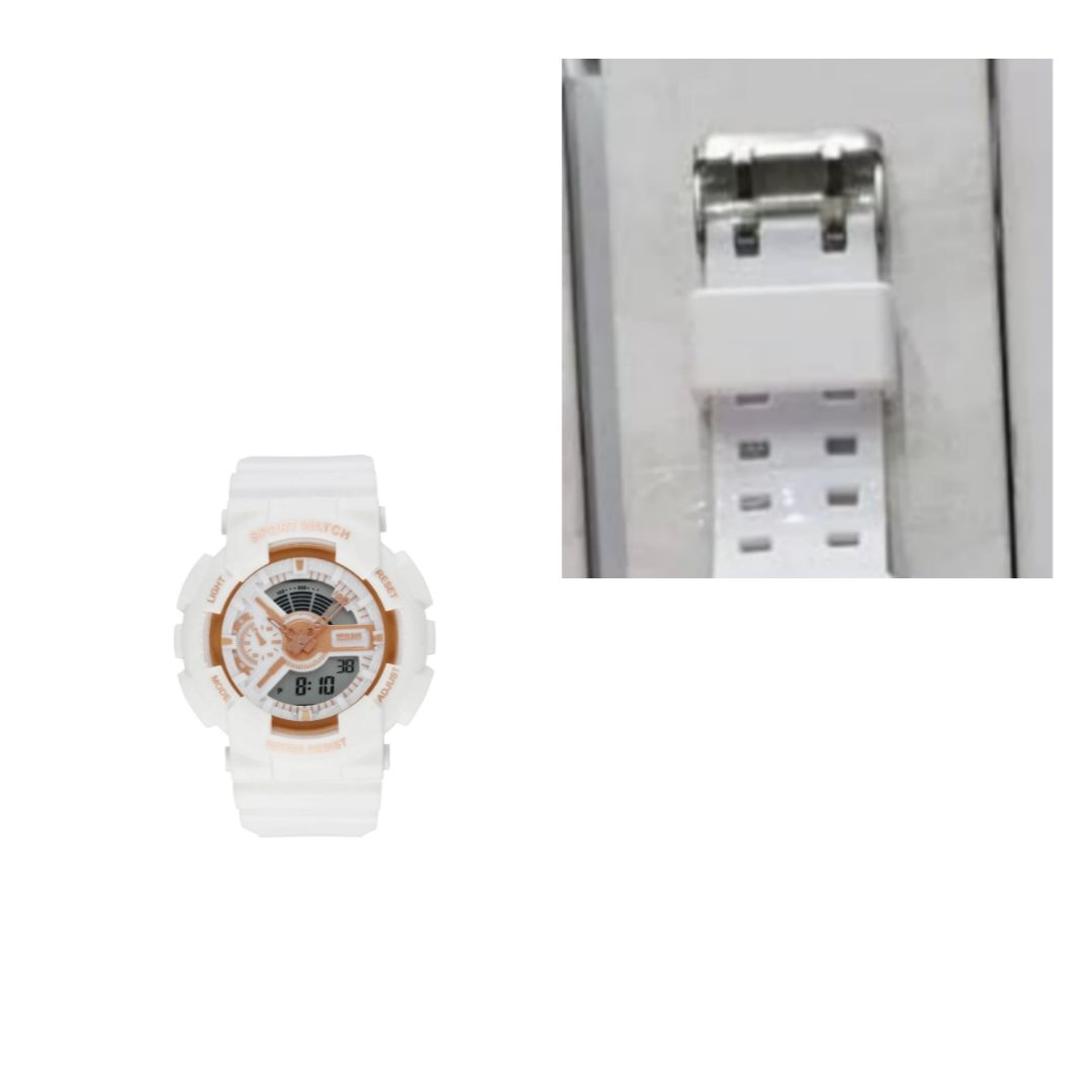 ساعت مچی عقربه ای مدل کوارتز دو زمانه کرنوگراف کد 01 -  - 4