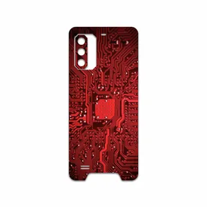 MAHOOT Red Printed Circuit Board Cover Sticker for Ulefone Armor 7