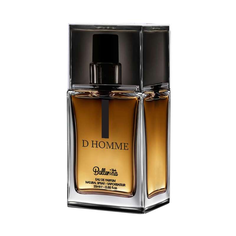 عطر جیبی مردانه بالرینا مدل D Homme  حجم 25 میلی لیتر