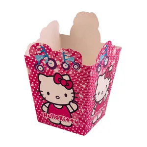 ظرف پاپ کورن مدل کیتی کد 3  بسته 10 عددی