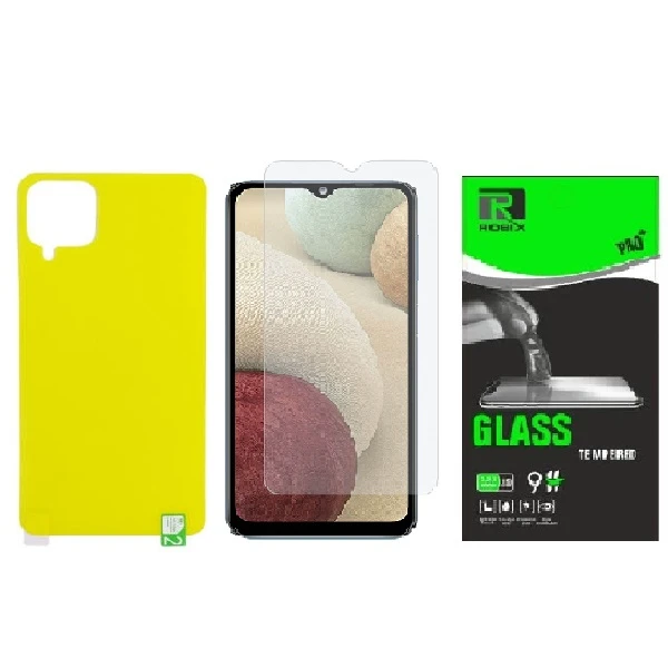 محافظ صفحه نمایش و پشت گوشی روبیکس مدل SA-A12 مناسب برای گوشی موبایل سامسونگ Galaxy A12