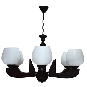 لوستر شش شعله چشمه نور کد G708/6-BR