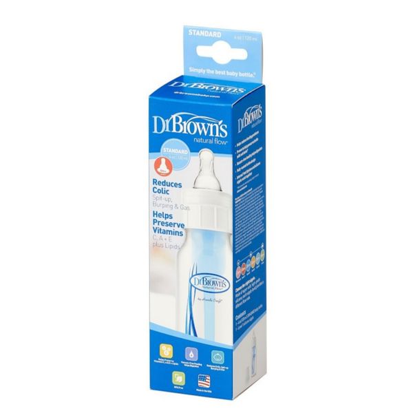 شیشه شیر دکتر براونز مدل نچرال فلو کد 155 گنجایش 120 میلی لیتر شیشه شیر دکتر براونز مدل نچرال فلو کد 155 گنجایش 120 میلی لیتر