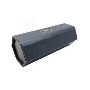 قاب عینک مدل 05 - شش ضلعی رنگ طوسی