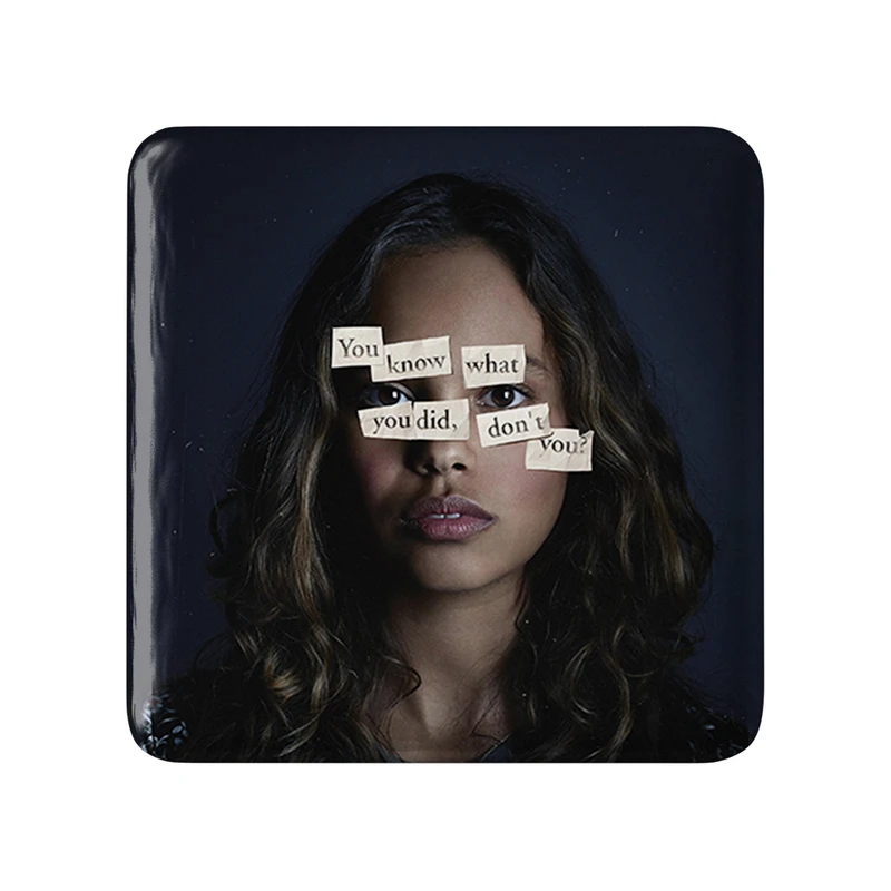 مگنت خندالو طرح جسیکا 13دلیل برای اینکه Reasons Why13  مدل مربعی کد 20338